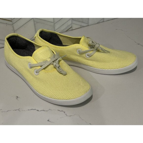 New Allbirds Tree Skipper TS Lace Up Boat Shoes Kauri Zin Tree Mens Sz 14 Yellow - Picture 1 of 7